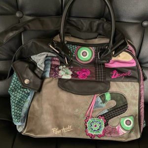 Desigual mix-media tote